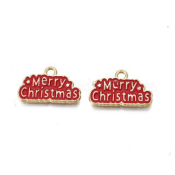 Rack Plating Alloy Enamel Pendants&nbsp;X1-ENAM-N055-173A