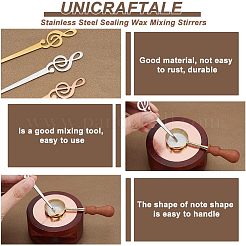 3Pcs 3 Colors Stainless Steel Sealing Wax Mixing Stirrers&nbsp;STAS-UN0040-10