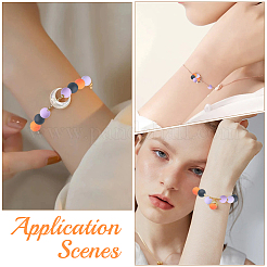 Rubberized Style Imitated Silicone Acrylic Beads&nbsp;MACR-PA0001-06A-04