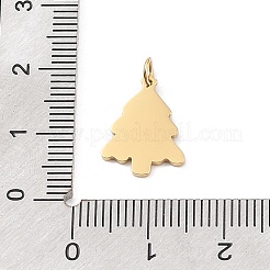 Christmas Theme 304 Stainless Steel Pendants&nbsp;STAS-F305-02