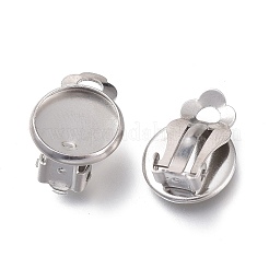 Tarnish Resistant 304 Stainless Steel Clip-on Earring Setting&nbsp;LS-STAS-I166-33P