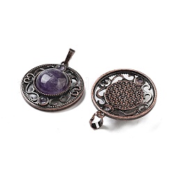 Natural Amethyst Pendants&nbsp;G-Q158-03A-R02