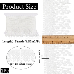5 Yards Polyester Teardrop Tassel Lace Trim&nbsp;OCOR-GF0004-22A