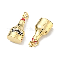 Brass Enamel Pendants&nbsp;LS-KK-Z153-15G