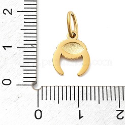 304 Stainless Steel Enamel Pendants&nbsp;STAS-L283-44G