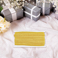 13M Polyester Centipede Lace Ribbons&nbsp;SRIB-WH0011-223A