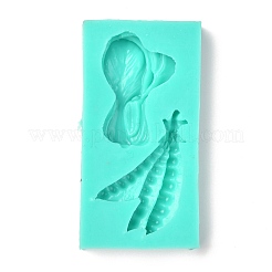 Chinese Cabbage and Pea Shape DIY Food Grade Silicone Molds&nbsp;DIY-J007-01E