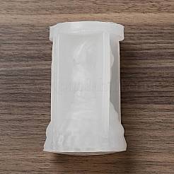 DIY 3D Goddess Girl with Animal Figurine Statue Silicone Molds&nbsp;DIY-G081-01D