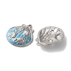 304 Stainless Steel Charms&nbsp;STAS-A124-01B-P
