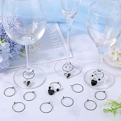 50Pcs 304 Stainless Steel Hoop Earring Findings&nbsp;STAS-SC0007-29