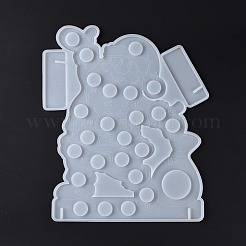 DIY Christmas Santa Claus Display Decoration Silicone Molds&nbsp;DIY-G058-C01