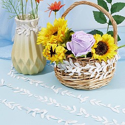 15 Yards Lace Embroidery Polyester Ribbons&nbsp;SRIB-GF0001-05