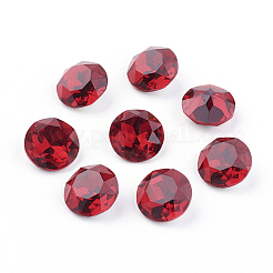 Pointed Back & Back Plated K9 Glass Rhinestone Cabochons&nbsp;RGLA-J012-8mm-501