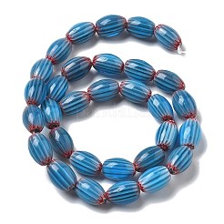 Handmade Millefiori Lampwork Beads Strands&nbsp;LAMP-F035-12I