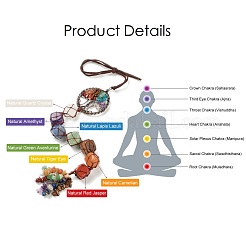 Chakra Hanging Ornament&nbsp;AJEW-I059-03RG