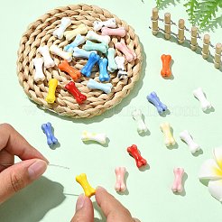 32Pcs 16 Colors Handmade Porcelain Beads&nbsp;PORC-CJ0001-18