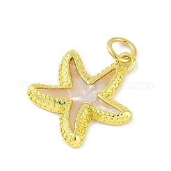 Brass Enamel Pendants&nbsp;KK-B114-01G