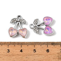 Alloy Rhinestone Pendants&nbsp;FIND-K032-06P