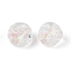 Handmade Foil Lampwork Beads Strands&nbsp;FOIL-T008-04A