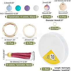 DIY Charm Keychain Wristlet Making Kit&nbsp;DIY-CA0004-51