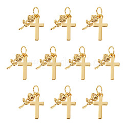 10Pcs Brass Pendants&nbsp;HJEW-TAC0175