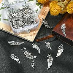 50Pcs 10 Styles Tibetan Style Alloy Pendants&nbsp;FIND-YW0003-39