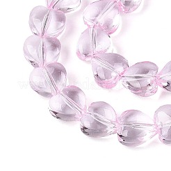 Baking Paint Transparent Glass Beads Strands&nbsp;DGLA-N021-01A-04