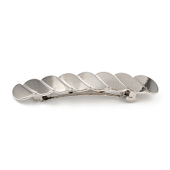Twist Alloy with Iron Clip Hair Barrettes&nbsp;LS-PHAR-G014-04P