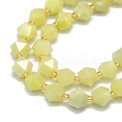 Natural Lemon Jade Beads Strands&nbsp;G-I376-A27-01