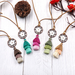 Alloy Pendant Necklaces&nbsp;NJEW-F270-02