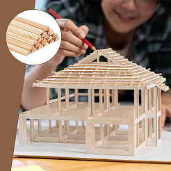Wood Craft Sticks&nbsp;WOOD-WH0049-09B