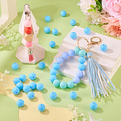 50Pcs Food Grade Eco-Friendly Silicone Beads&nbsp;SIL-TA0002-89I