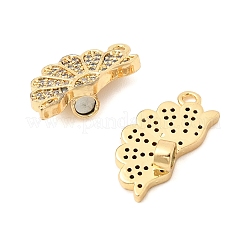 Valentine's Day Brass Micro Pave Cubic Zirconia Split Pendants&nbsp;KK-H251-01C-G