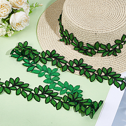 5Yards Polyester Leaf Ribbon&nbsp;OCOR-NB0002-63