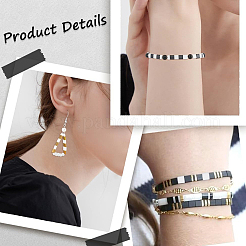 300Pcs 3 Styles 2-Hole Opaque Glass Seed Beads&nbsp;SEED-HY0001-36A