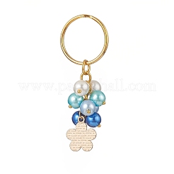 Alloy Enamel Evil Eye Rhinestone Keychain&nbsp;KEYC-JKC00446