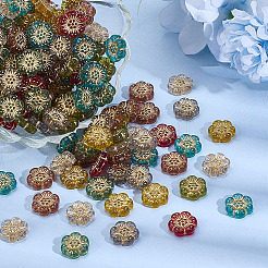 160Pcs 8 Colors Transparent Acrylic Beads&nbsp;TACR-ME0001-04
