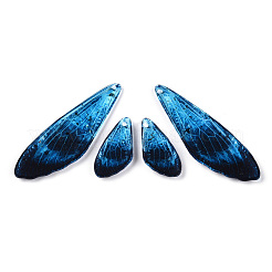 Transparent Resin Wing Earrings Pendants&nbsp;FIND-TAC0006-60C