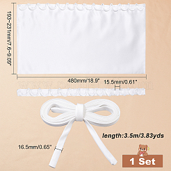 Women's Wedding Dress Zipper Replacement&nbsp;DIY-WH0304-364B