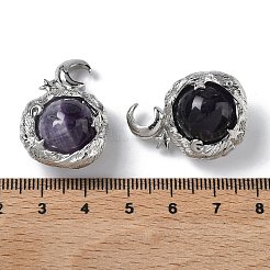 Natural Amethyst Pendants&nbsp;G-A298-02P-08