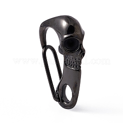 304 Stainless Steel Push Gate Snap Keychain Clasps&nbsp;STAS-G290-01B