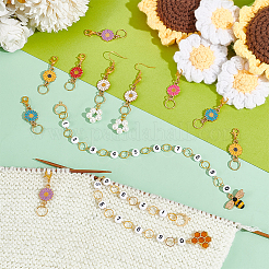 DIY Bee Daisy Knitting Tool Sets&nbsp;HJEW-UN00027
