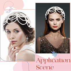 1Pc Imitation Pearl Hair Bands for Women&nbsp;AJEW-CY0001-98