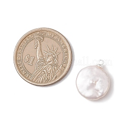 Natural Keshi Pearl Pendants&nbsp;PALLOY-JF04826
