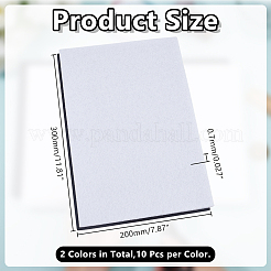 10Pcs Wool Felt Fabrics&nbsp;DIY-WH0622-516B