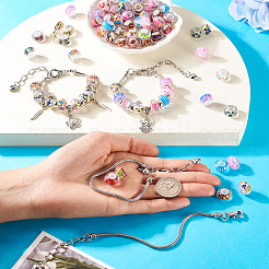 DIY European Bracelete Making Kits&nbsp;DIY-TA0012-17P
