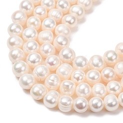 Natural Cultured Freshwater Pearl Beads Strands&nbsp;PA-CBABE82-06D