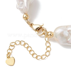 Natural Baroque Pearl Keshi Pearl Beaded Necklaces for Women&nbsp;NJEW-JN05870