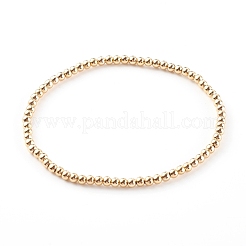 Glass & Brass Stretch Beaded Bracelets Sets&nbsp;BJEW-JB06151