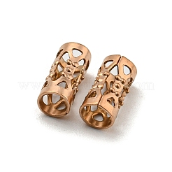 Ion Plating(IP) Hollow 304 Stainless Steel Beads&nbsp;STAS-L273-01RG